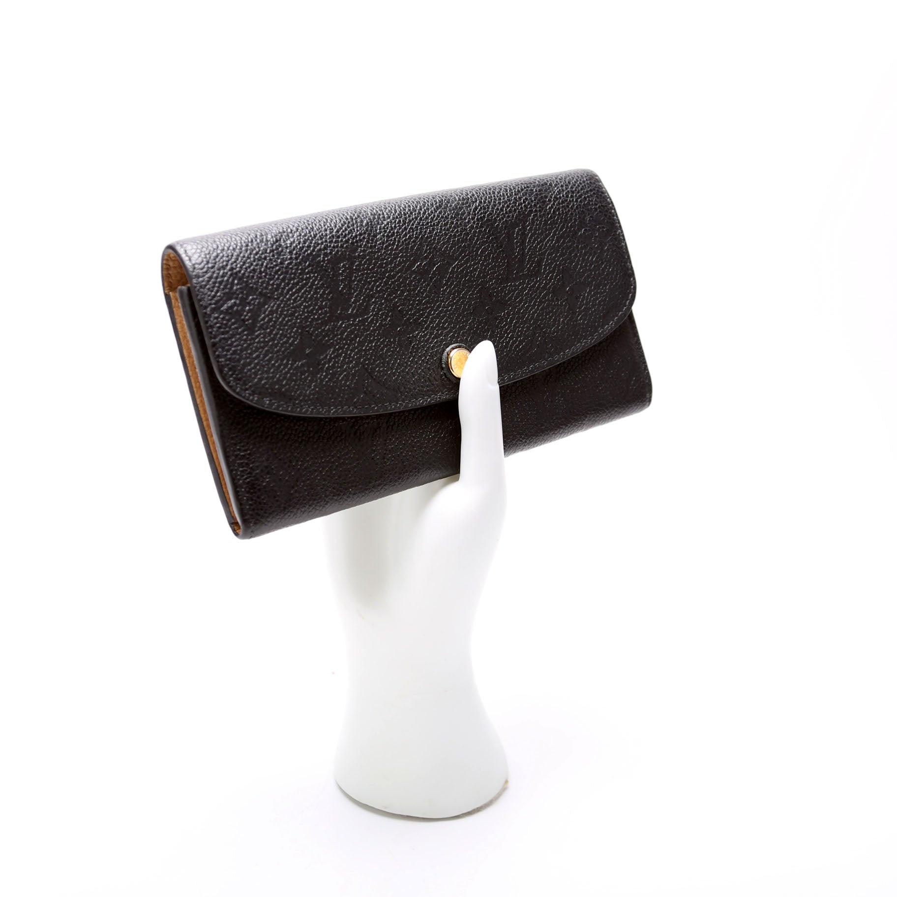 Emilie Wallet Empreinte Black