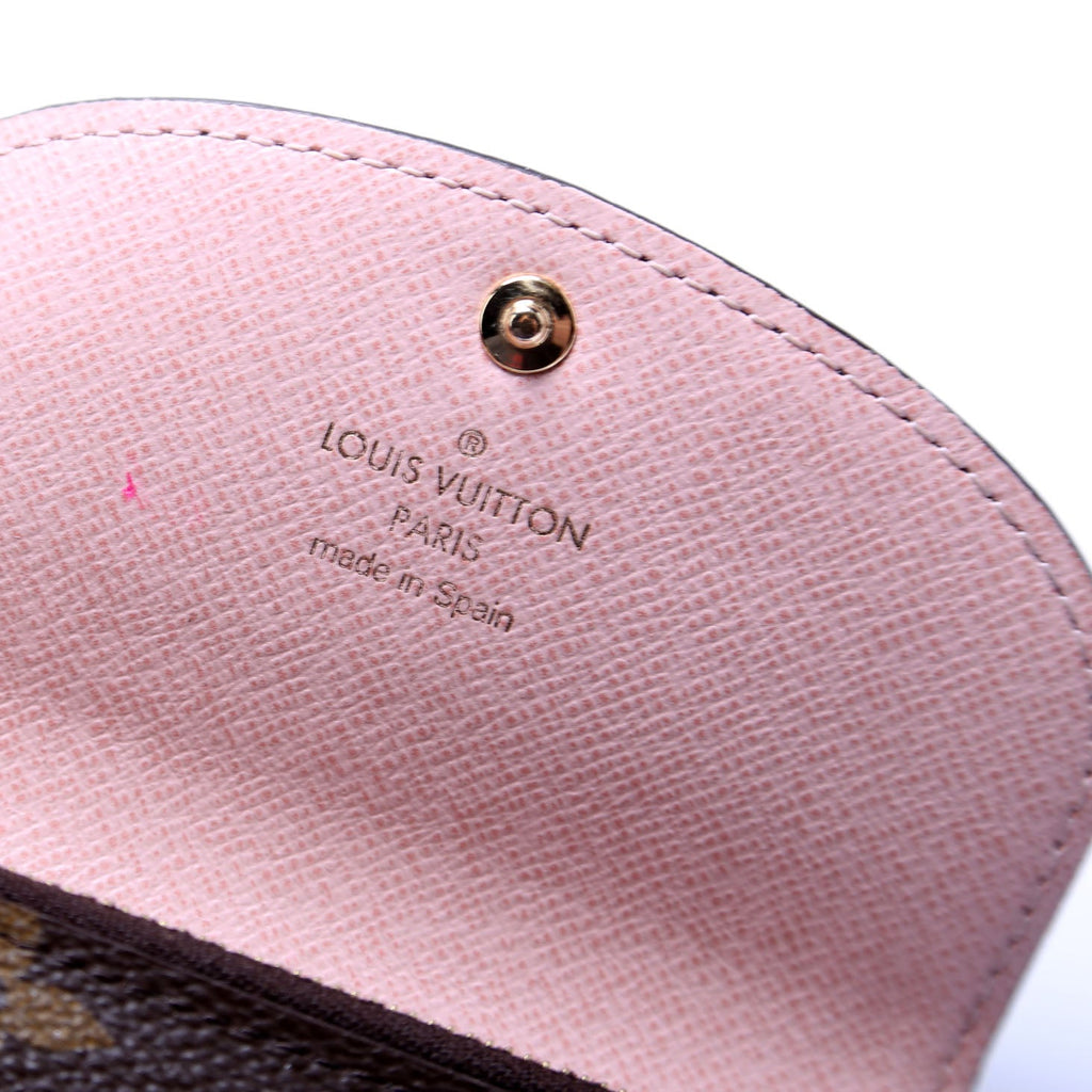 Rosalie Coin Purse Monogram Pink
