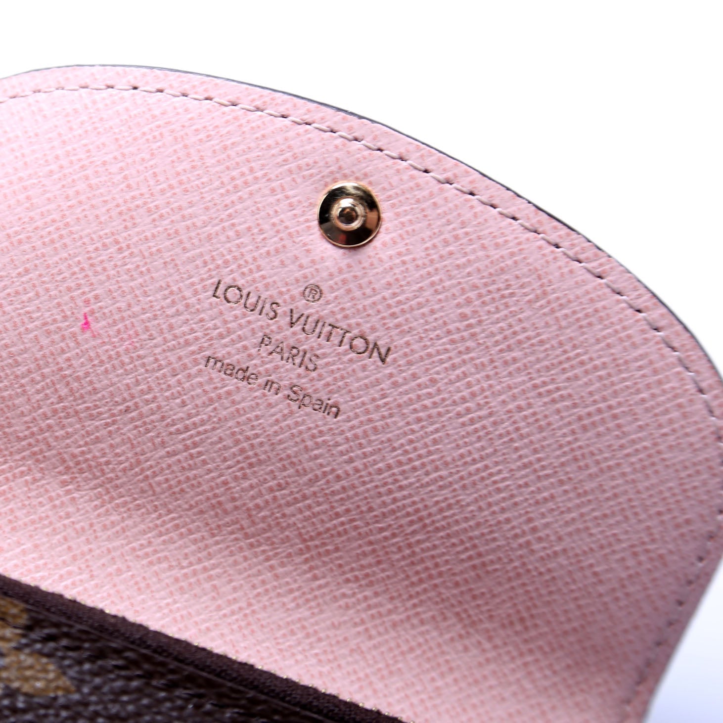 Rosalie Coin Purse Monogram Pink