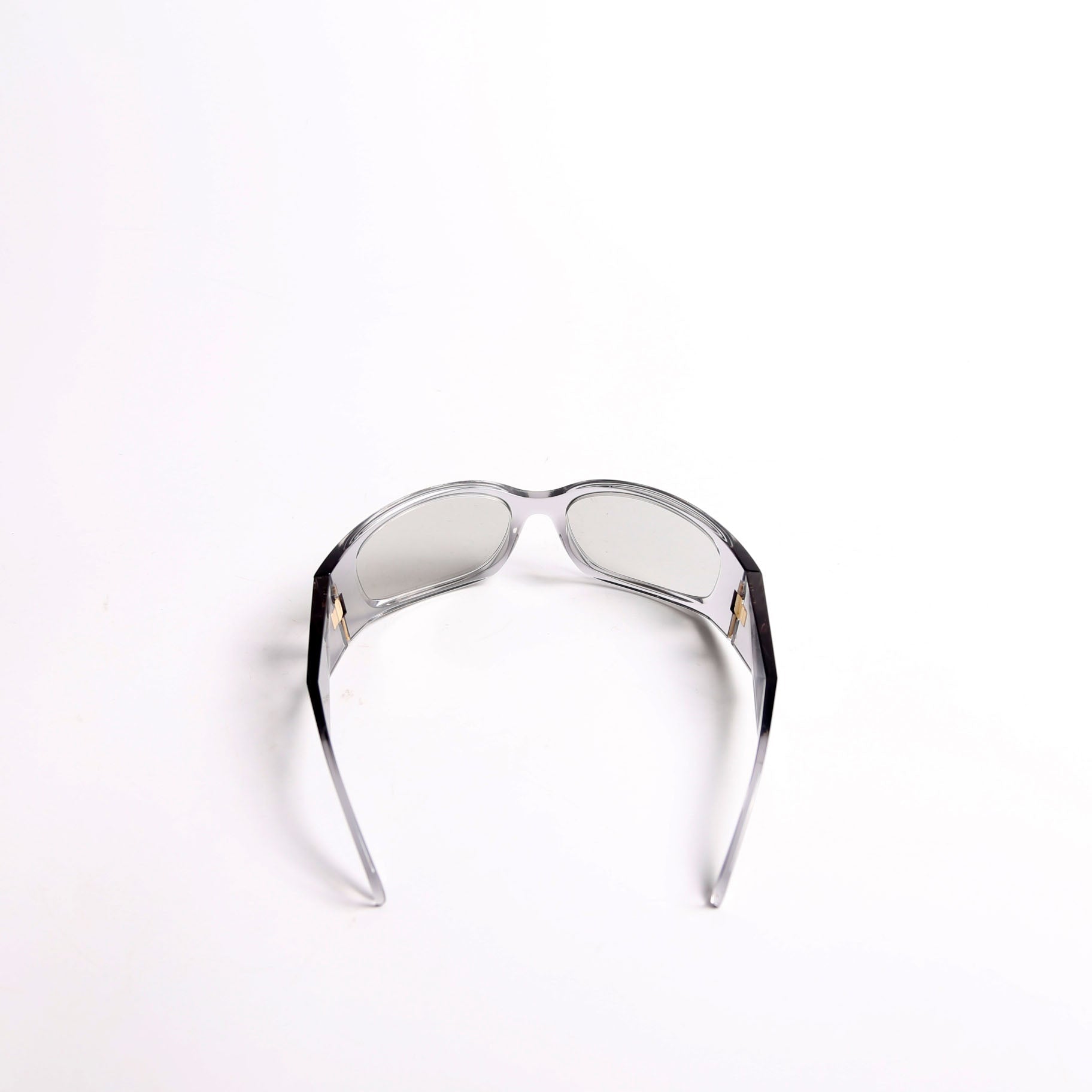 Prada SPR A14 Transparent Symbole Sunglasses Grey