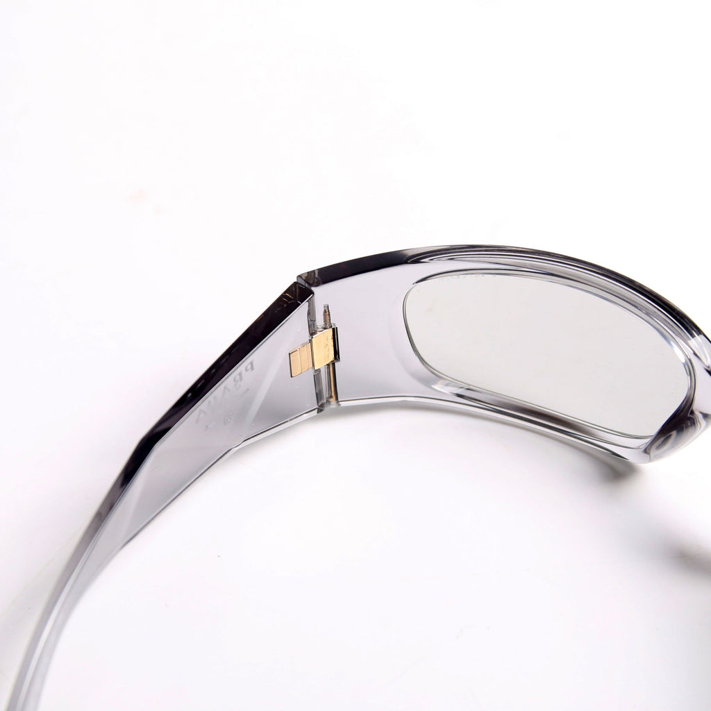 Prada SPR A14 Transparent Symbole Sunglasses Grey