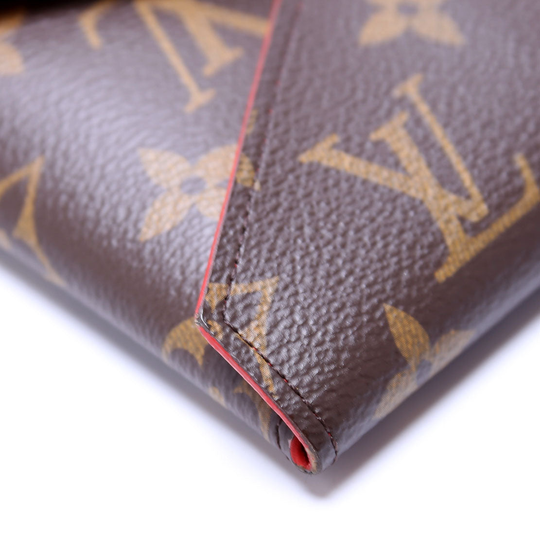 Kirigami Pouch Medium Monogram Red