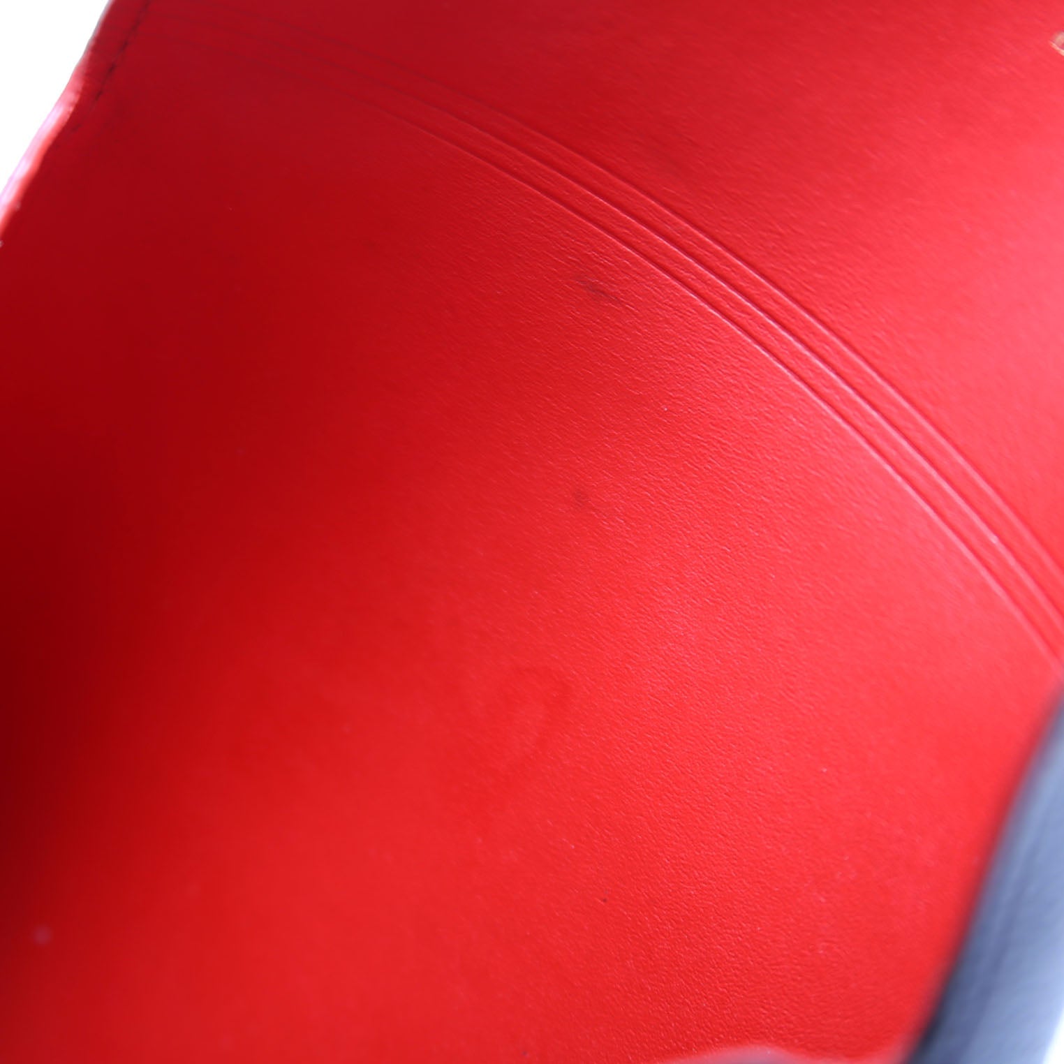 Kirigami Pouch Medium Monogram Red