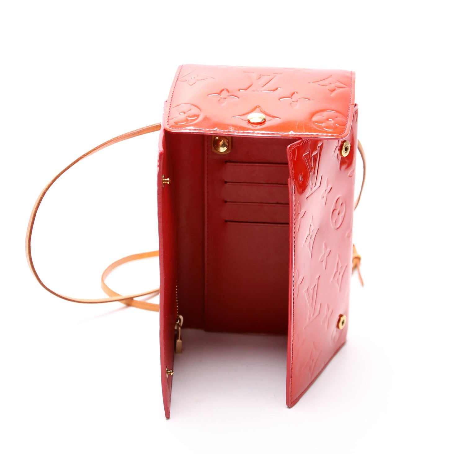 Walker Wallet Vernis Red