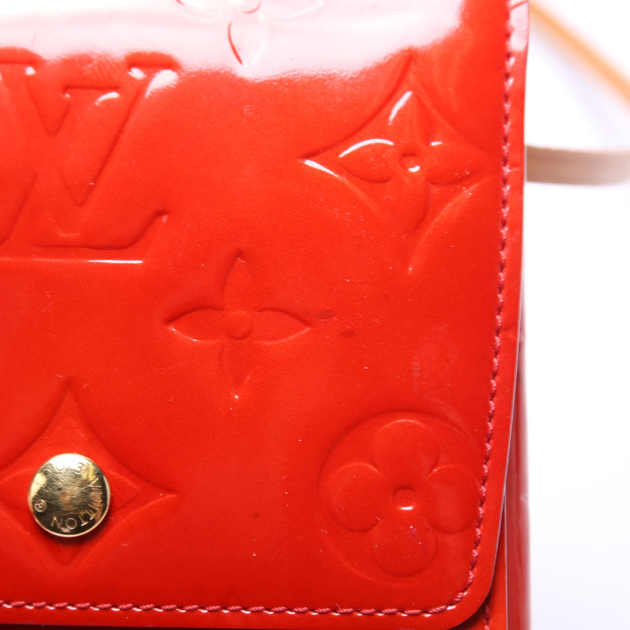 Walker Wallet Vernis Red