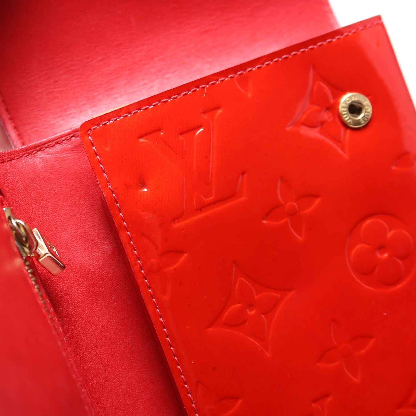 Walker Wallet Vernis Red