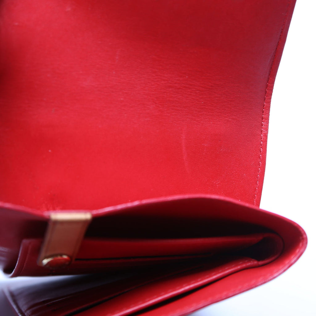 Walker Wallet Vernis Red