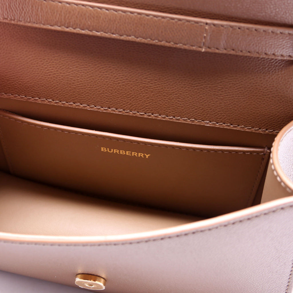 Madison Crossbody House Check/Grain Calfskin