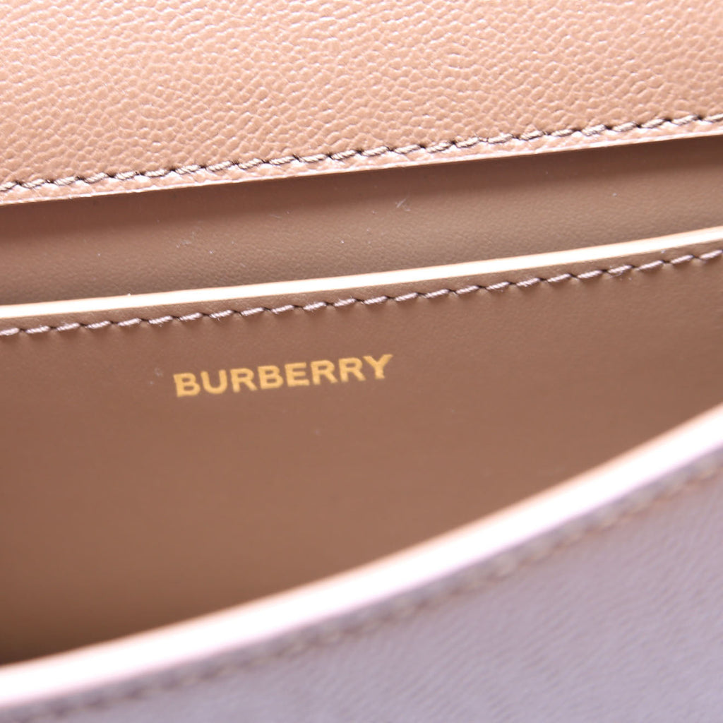 Madison Crossbody House Check/Grain Calfskin