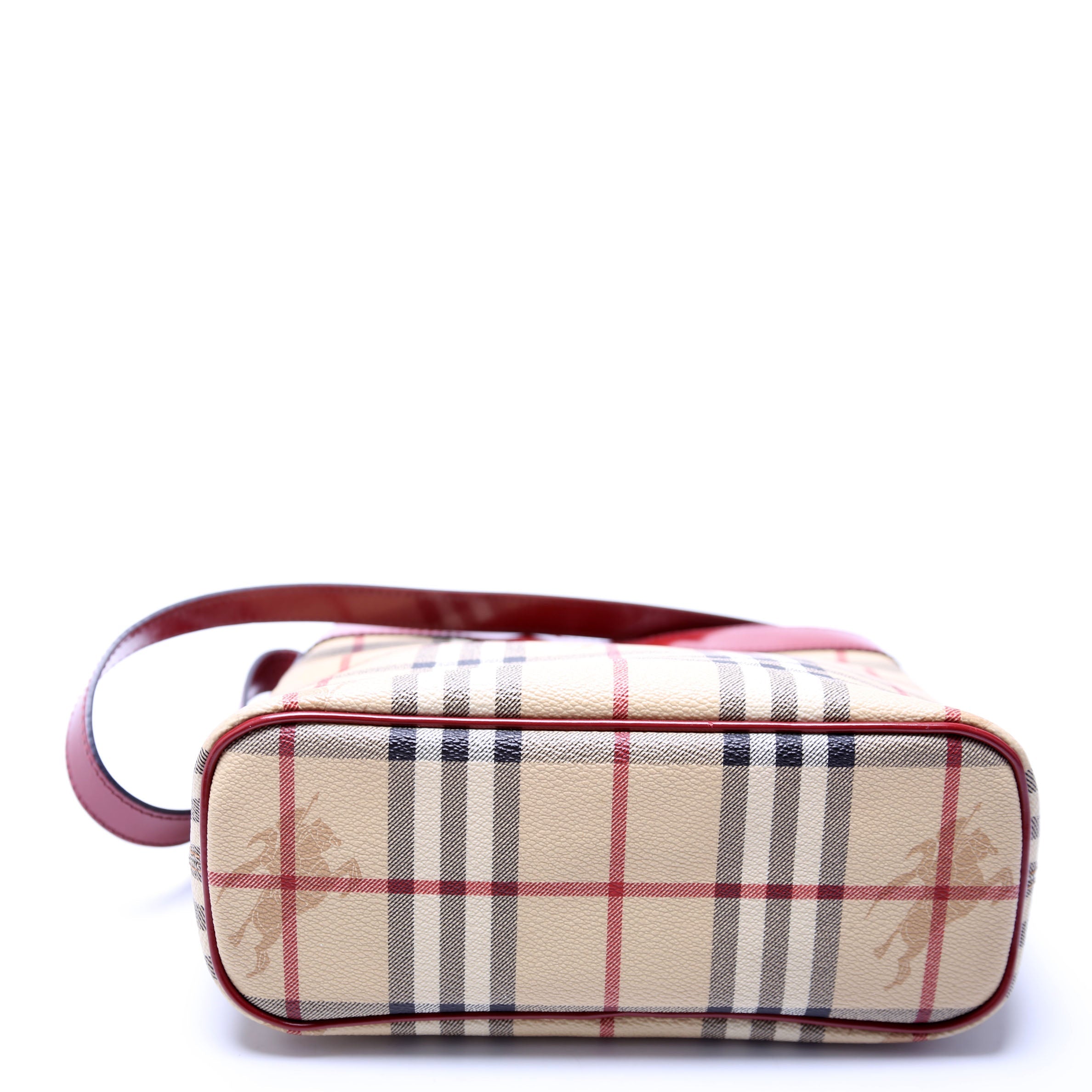 Haymarket Check Mini Shoulder Bag Beige/Red