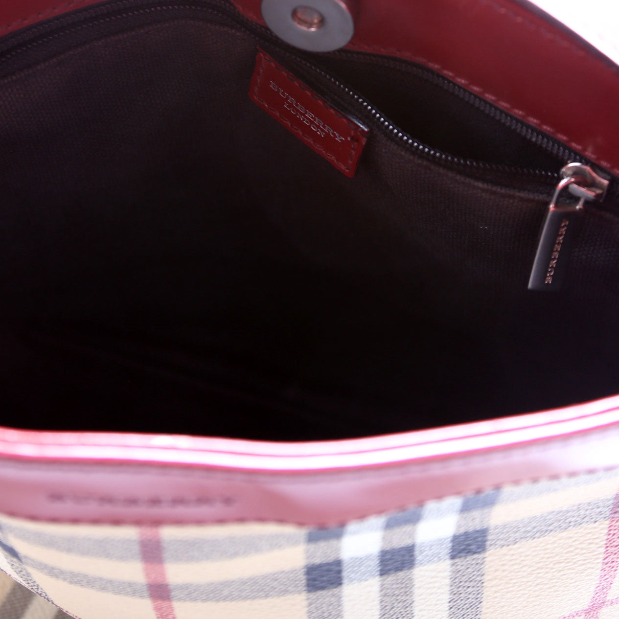 Haymarket Check Mini Shoulder Bag Beige/Red