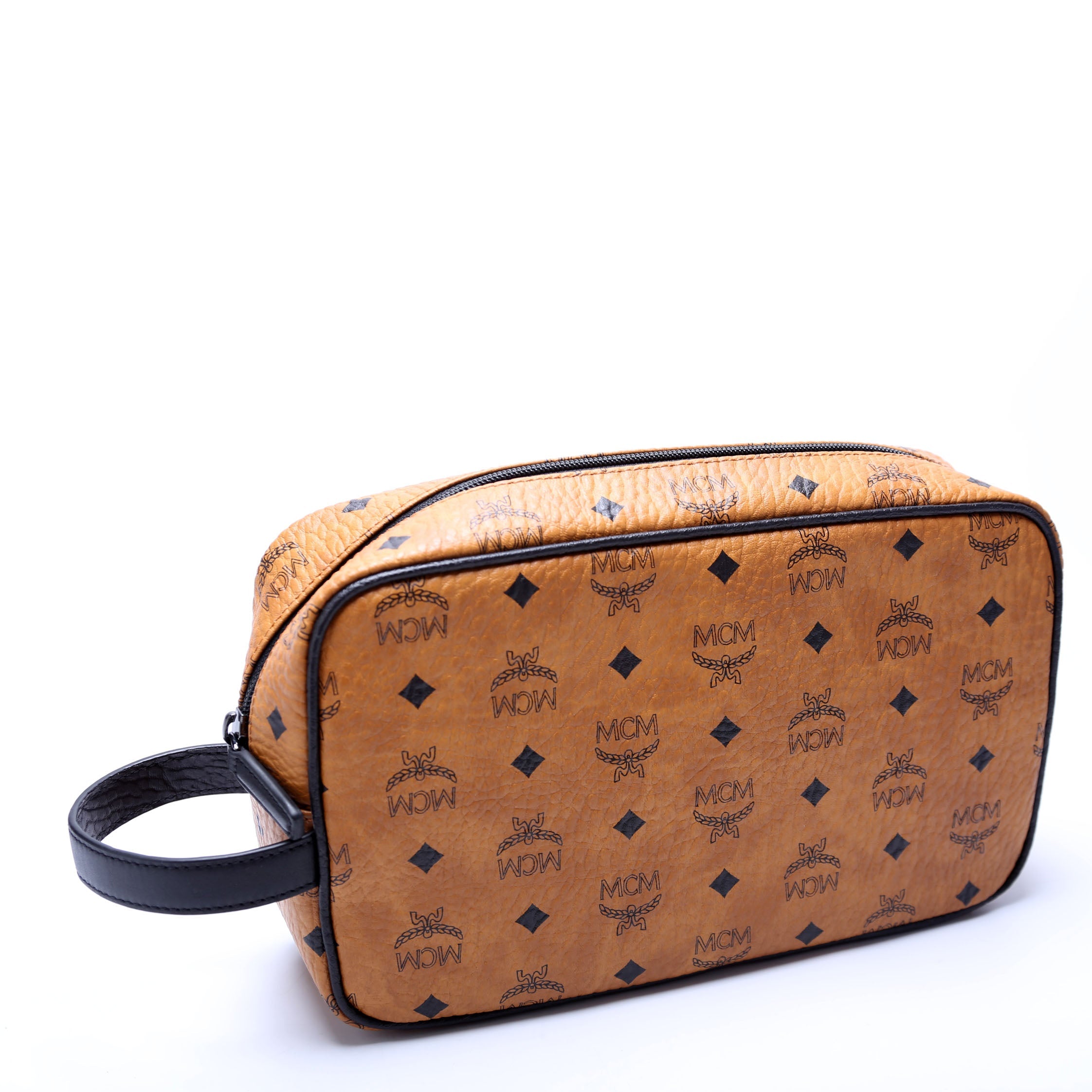 Visetos Toiletry Pouch Cognac/Black