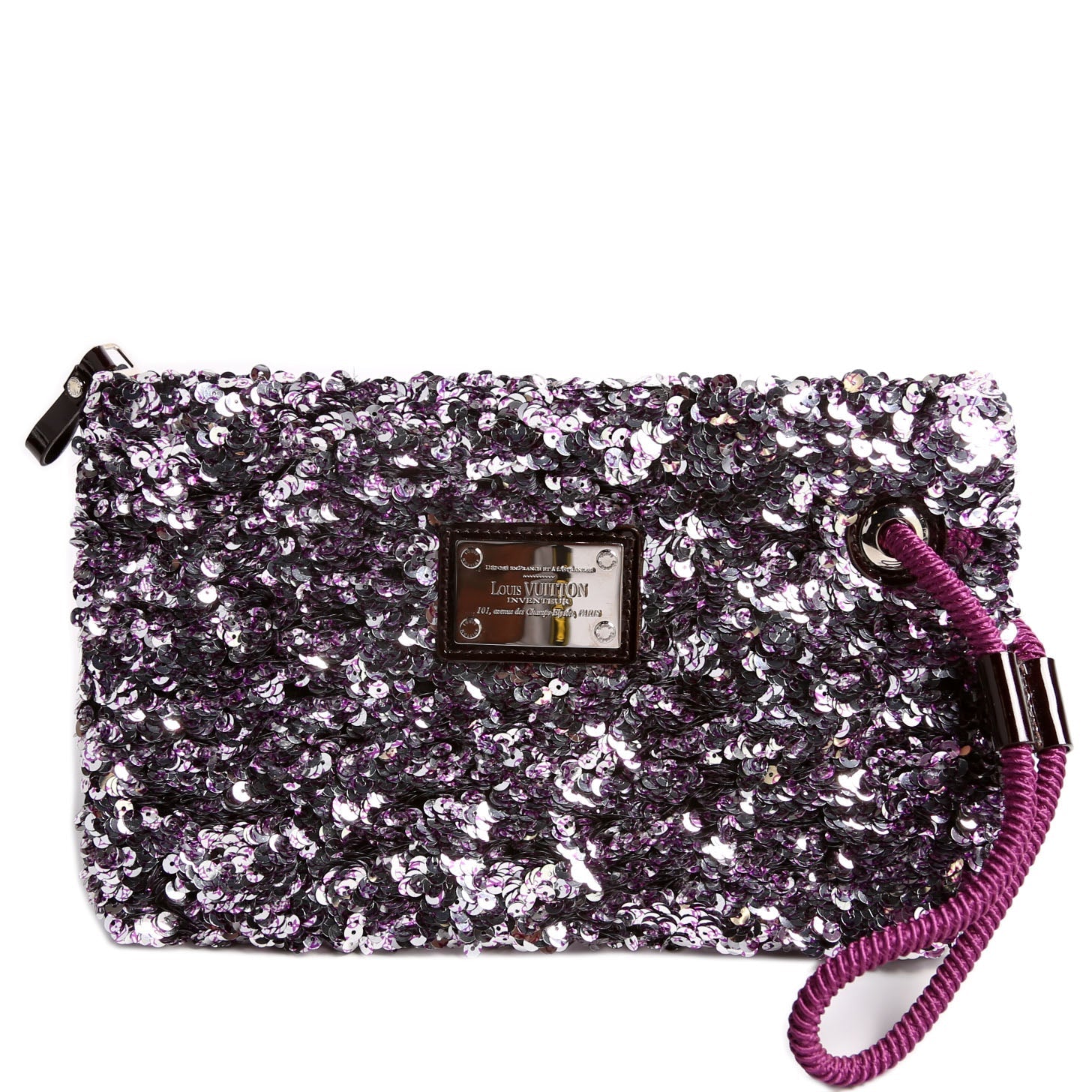 Pochette Rococo Sequins Purple