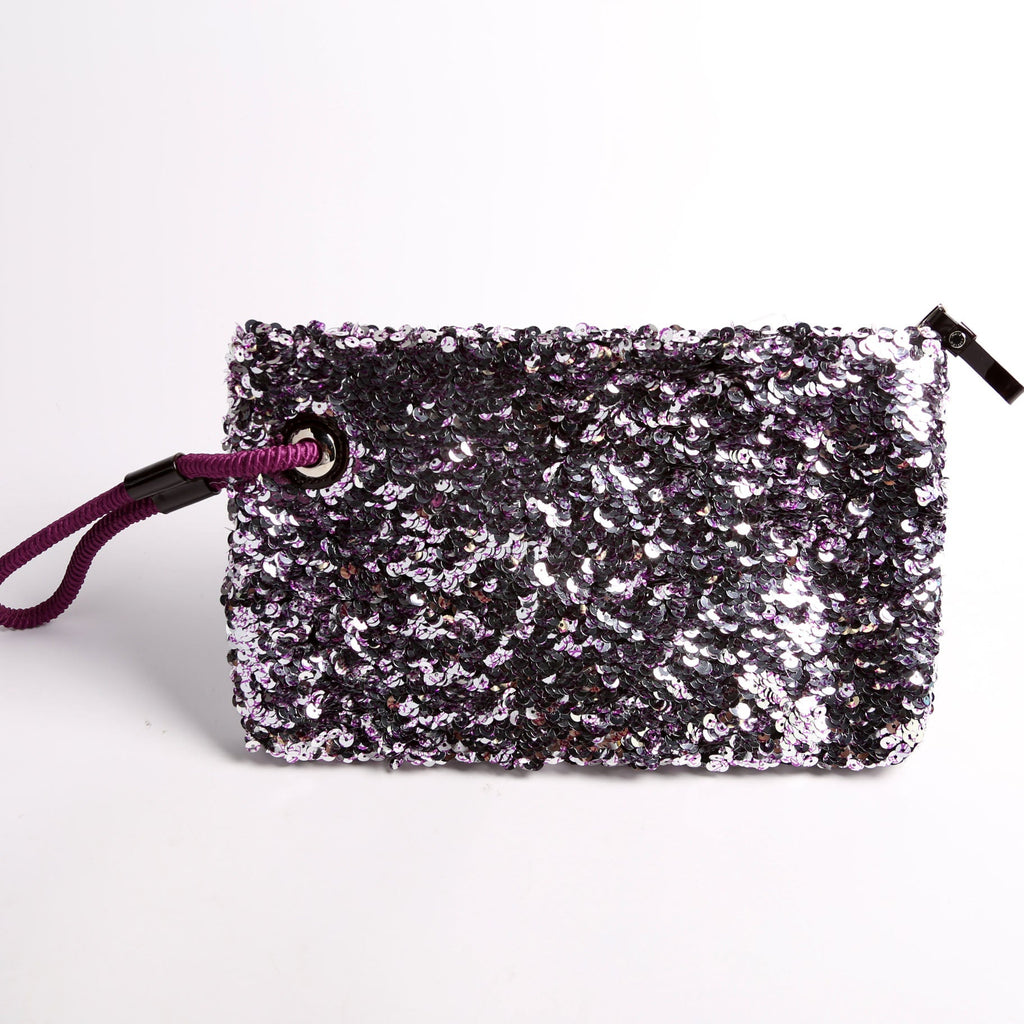 Pochette Rococo Sequins Purple