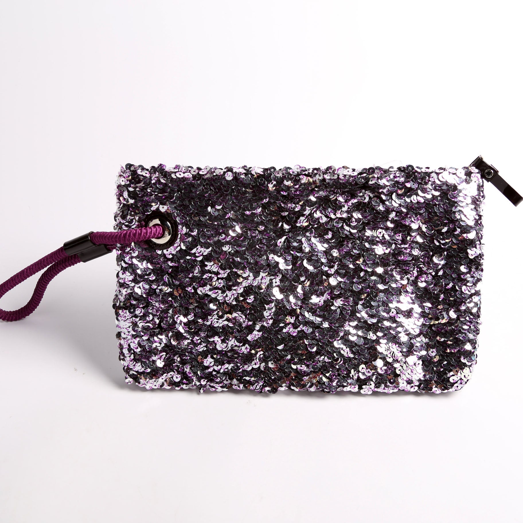 Pochette Rococo Sequins Purple