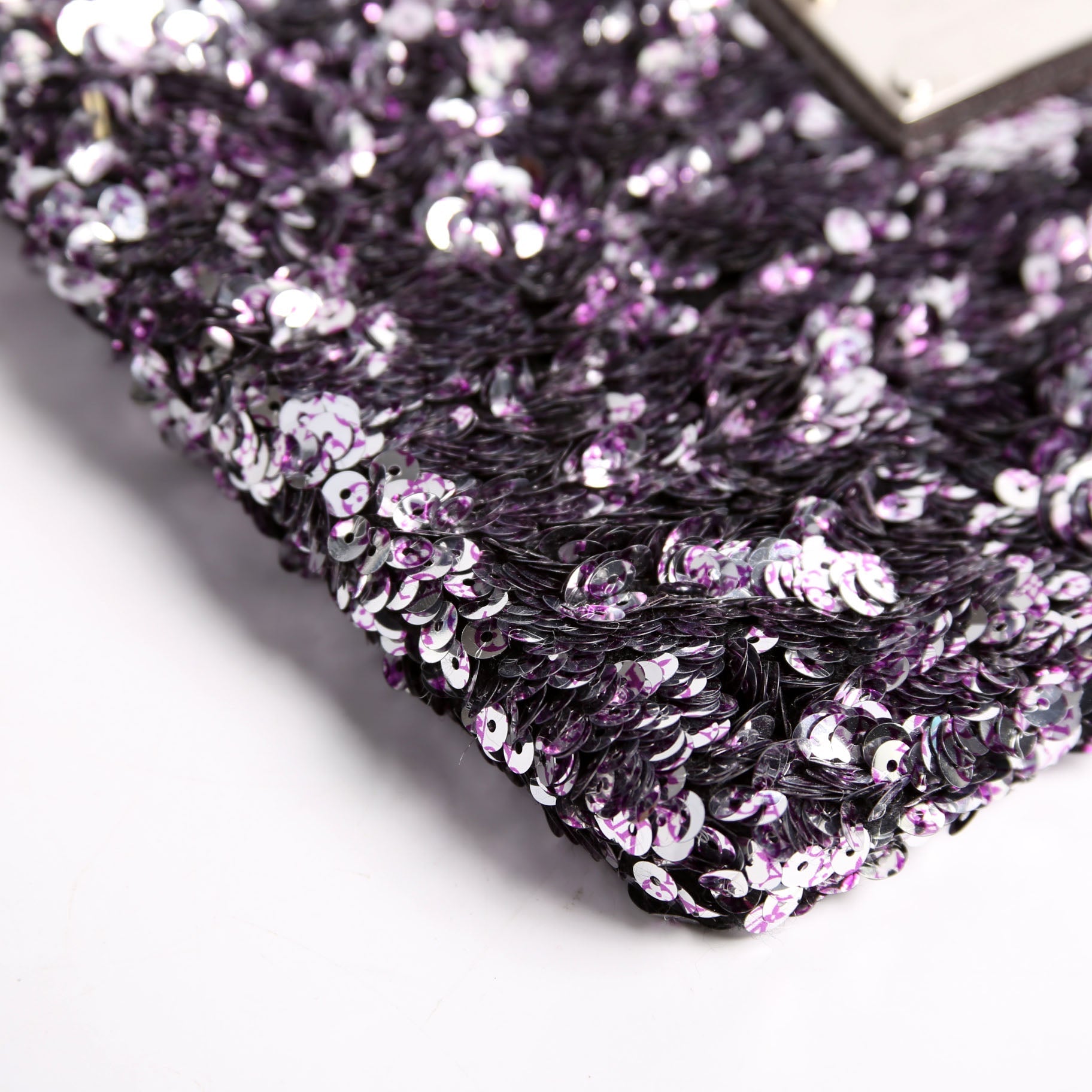 Pochette Rococo Sequins Purple