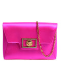 La Medusa Pouch On Chain Satin Pink