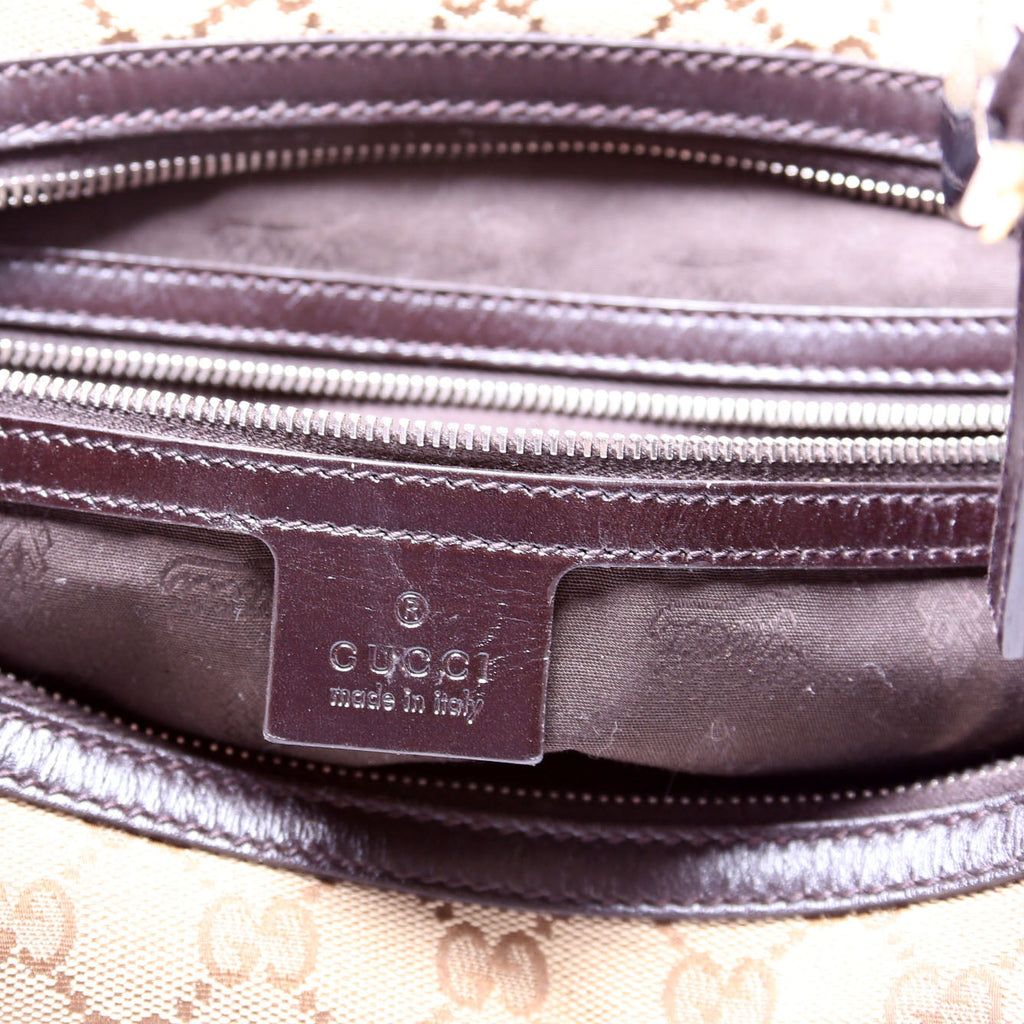 232945 GG Canvas Twins Hobo Large Beige/Brown