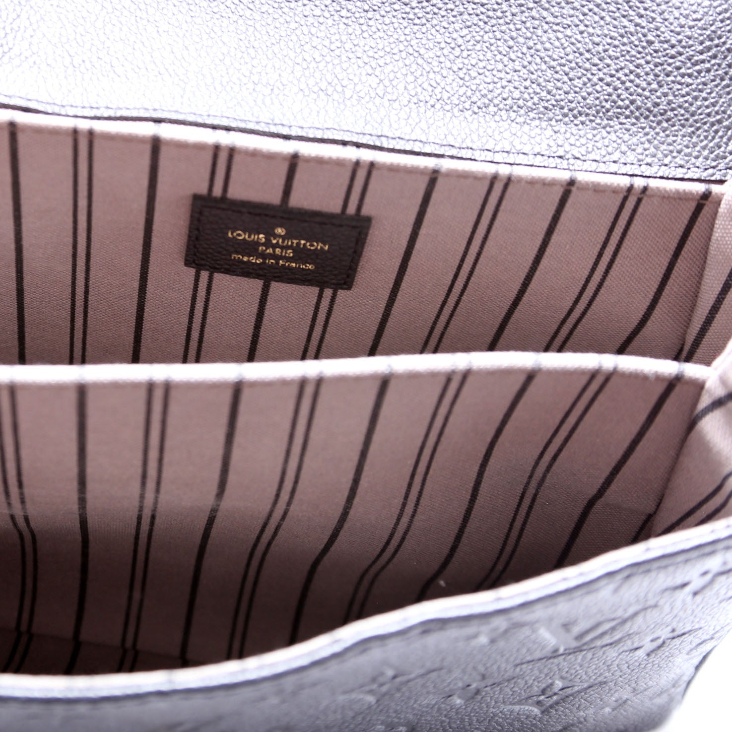 Pochette Metis Empreinte Black