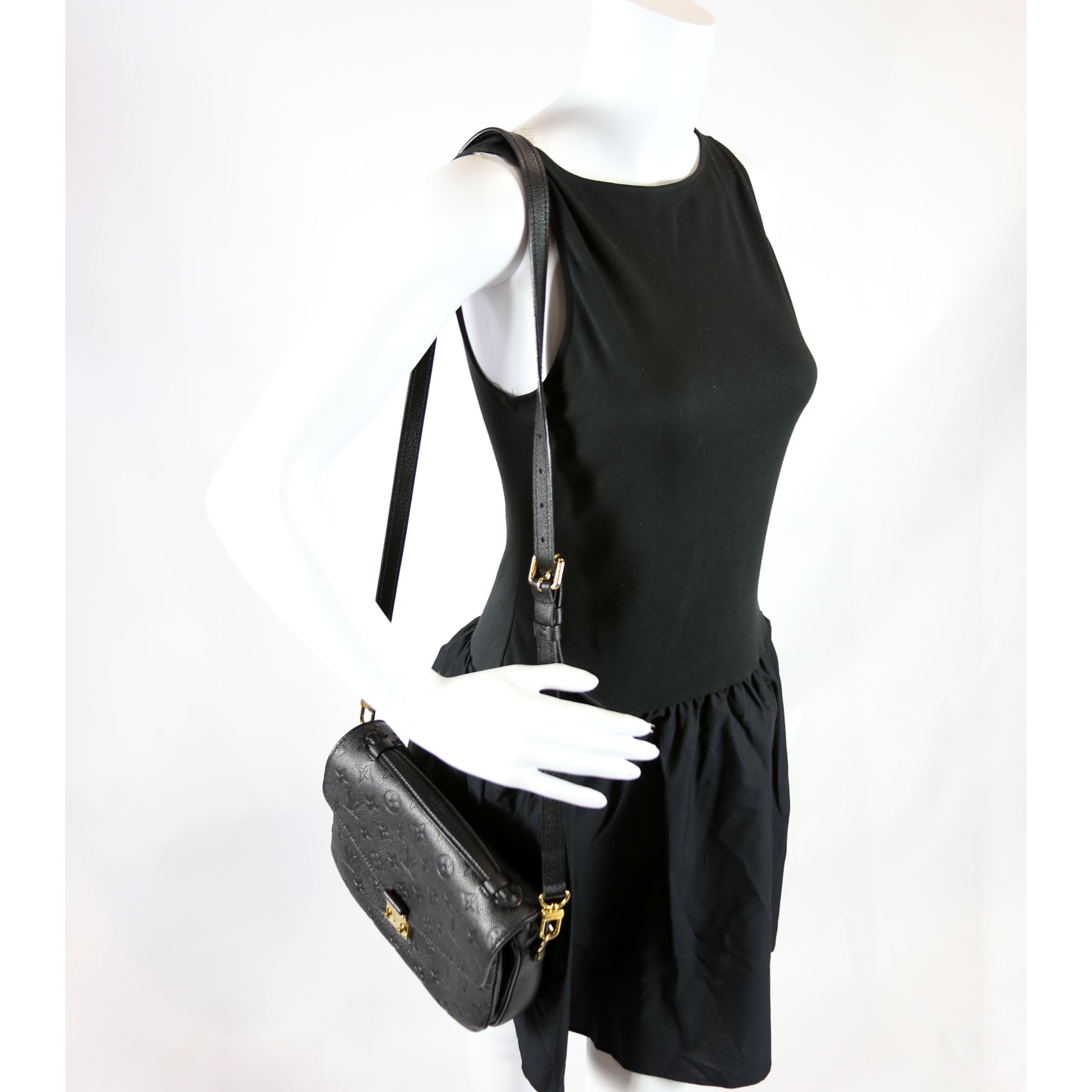 Pochette Metis Empreinte Black