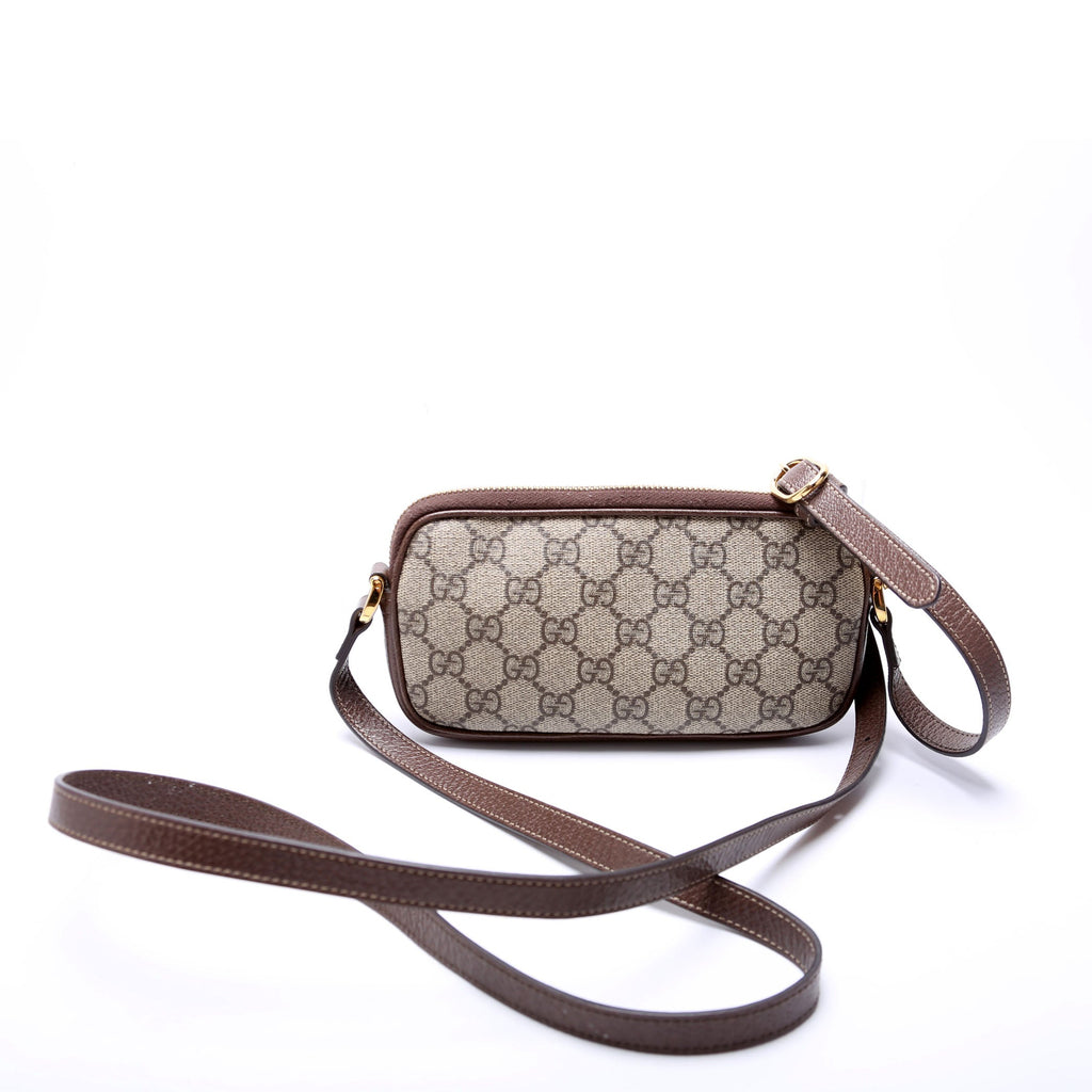 598664 GG Supreme Ophidia Mini Bag Brown