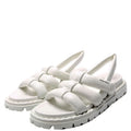 Prada Blow Padded Sandals Size 39.5 White
