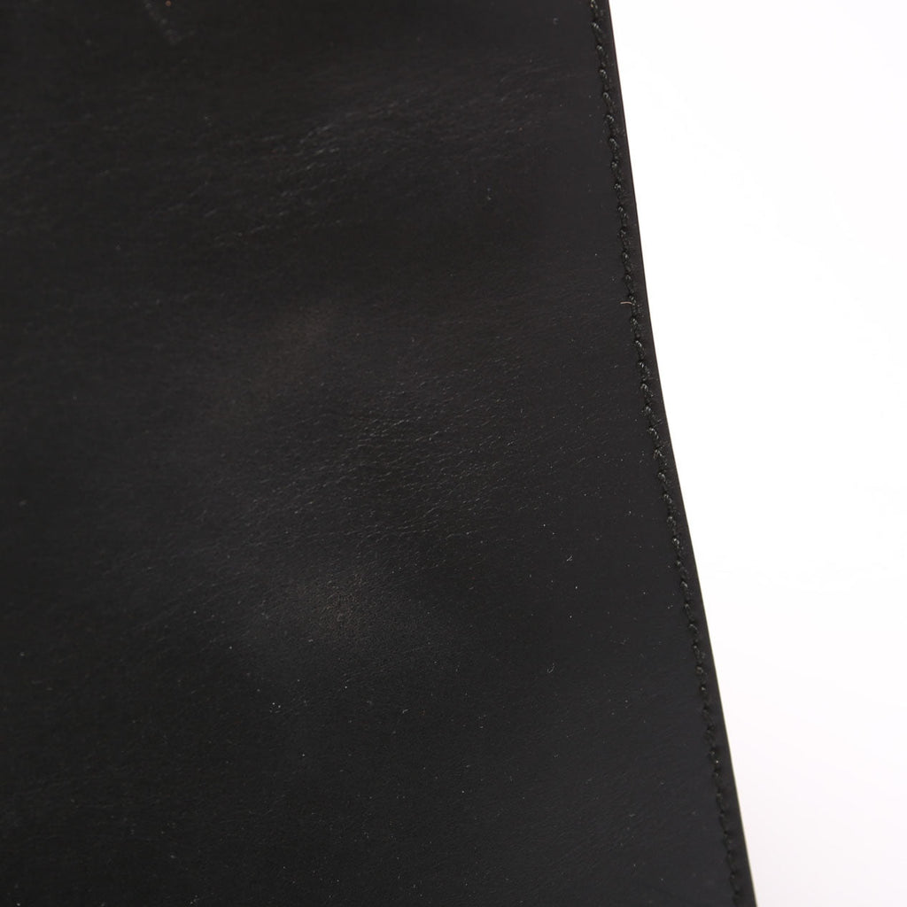 453764 Nymphaea Medium Bamboo Top Handle Black