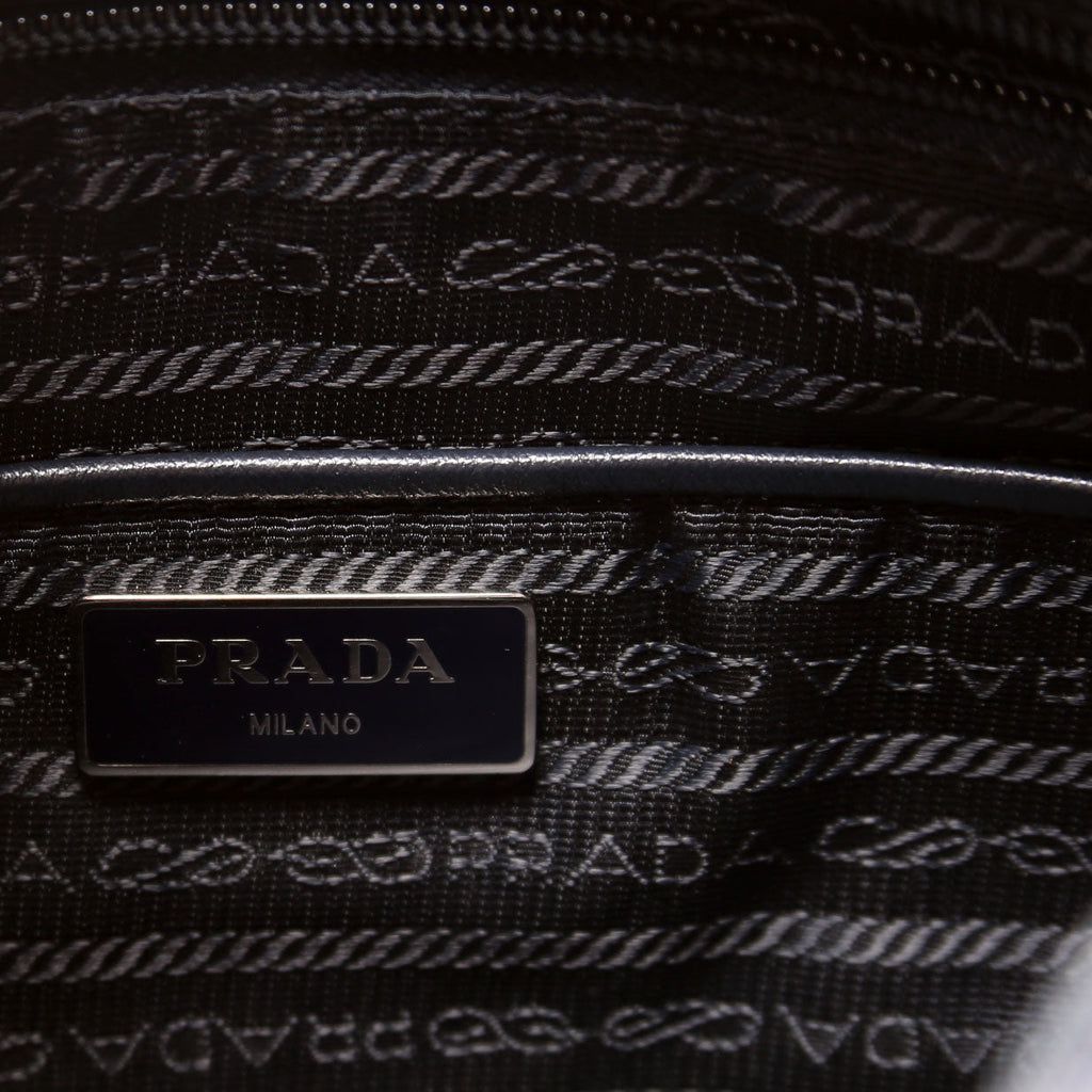 Tessuto Nylon Saffiano Messenger Bag Navy