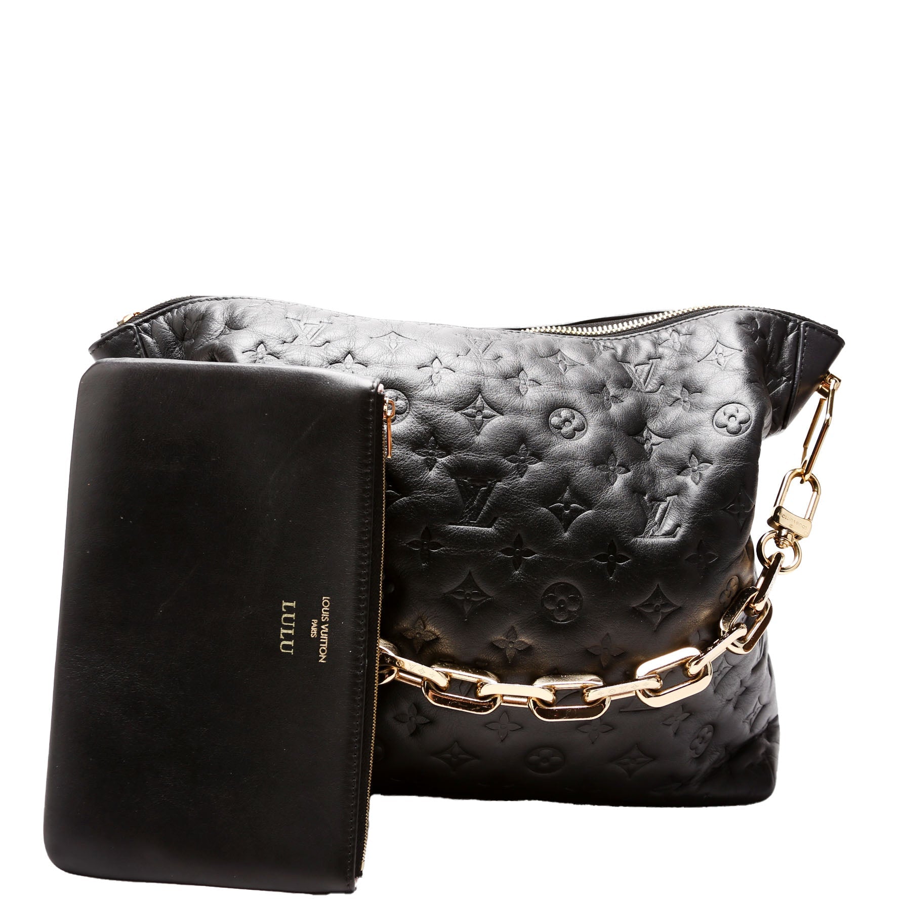 Coussin Hobo MM Lambskin Black