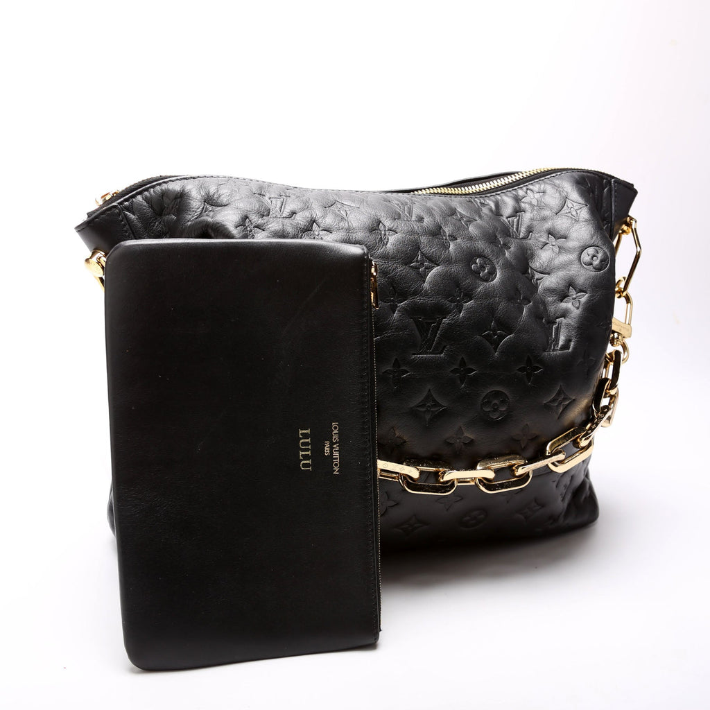 Coussin Hobo MM Lambskin Black