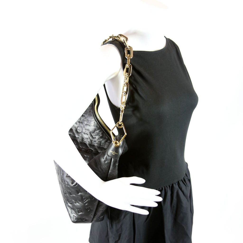 Coussin Hobo MM Lambskin Black