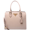 Convertible Open Tote Saffiano Tan