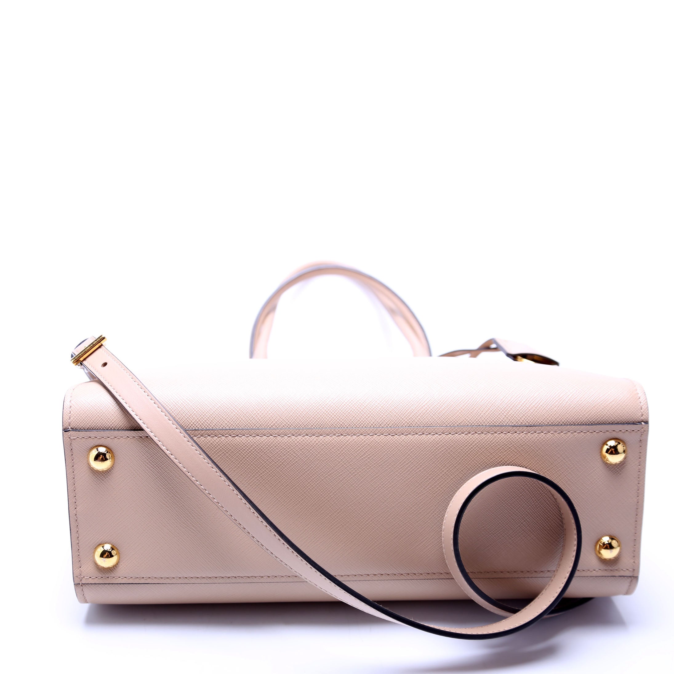 Convertible Open Tote Saffiano Tan