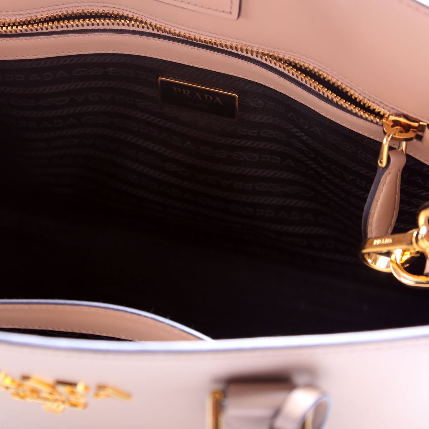 Convertible Open Tote Saffiano Tan