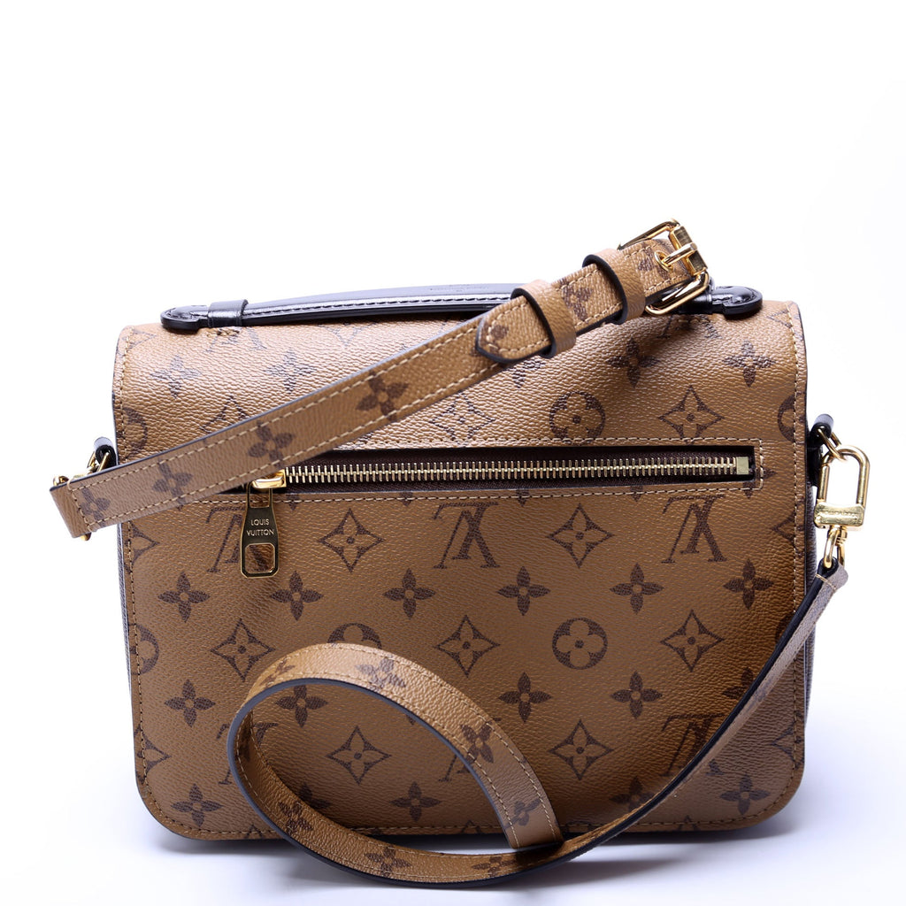 Pochette Metis Reverse Monogram Brown/Black/Gold