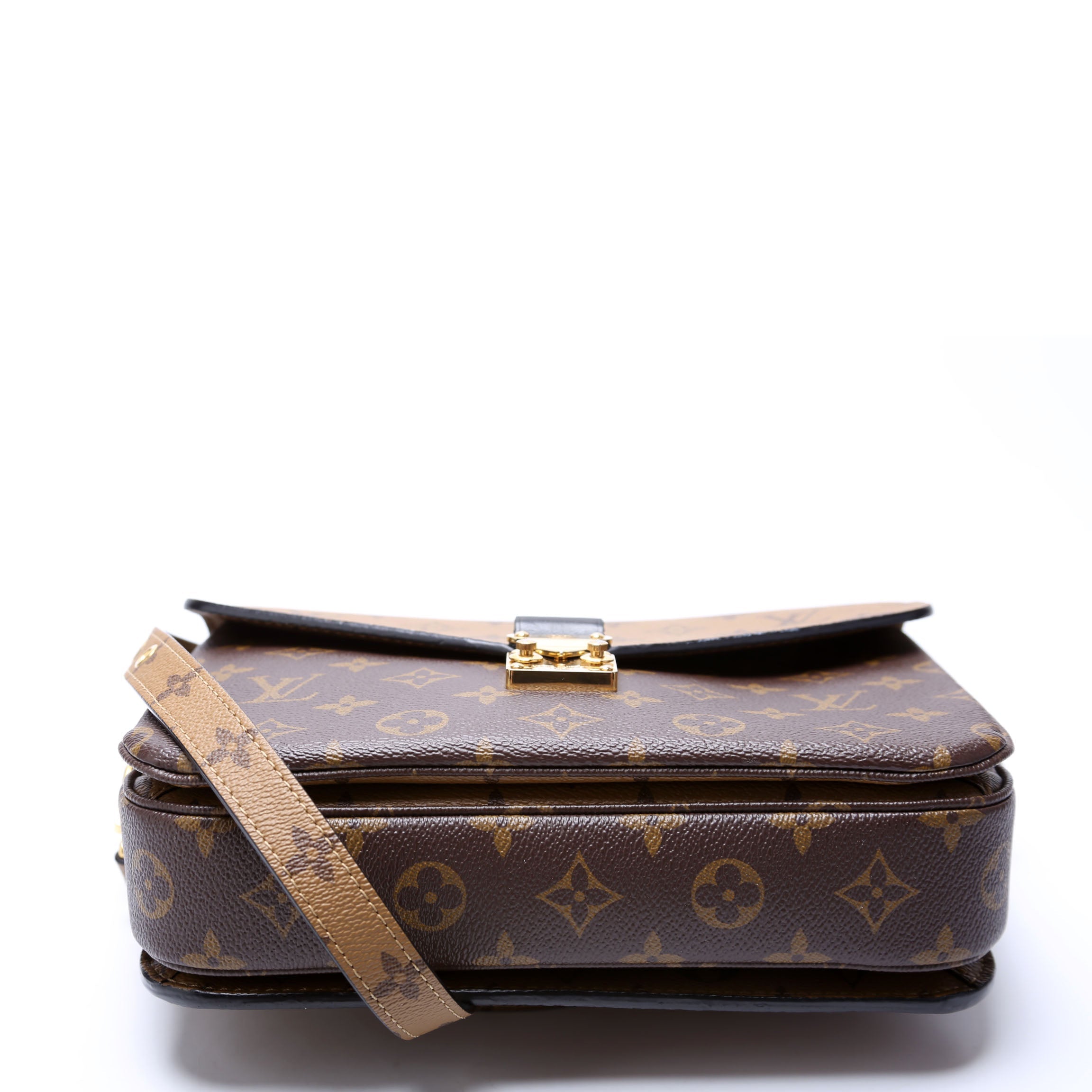 Pochette Metis Reverse Monogram Brown/Black/Gold