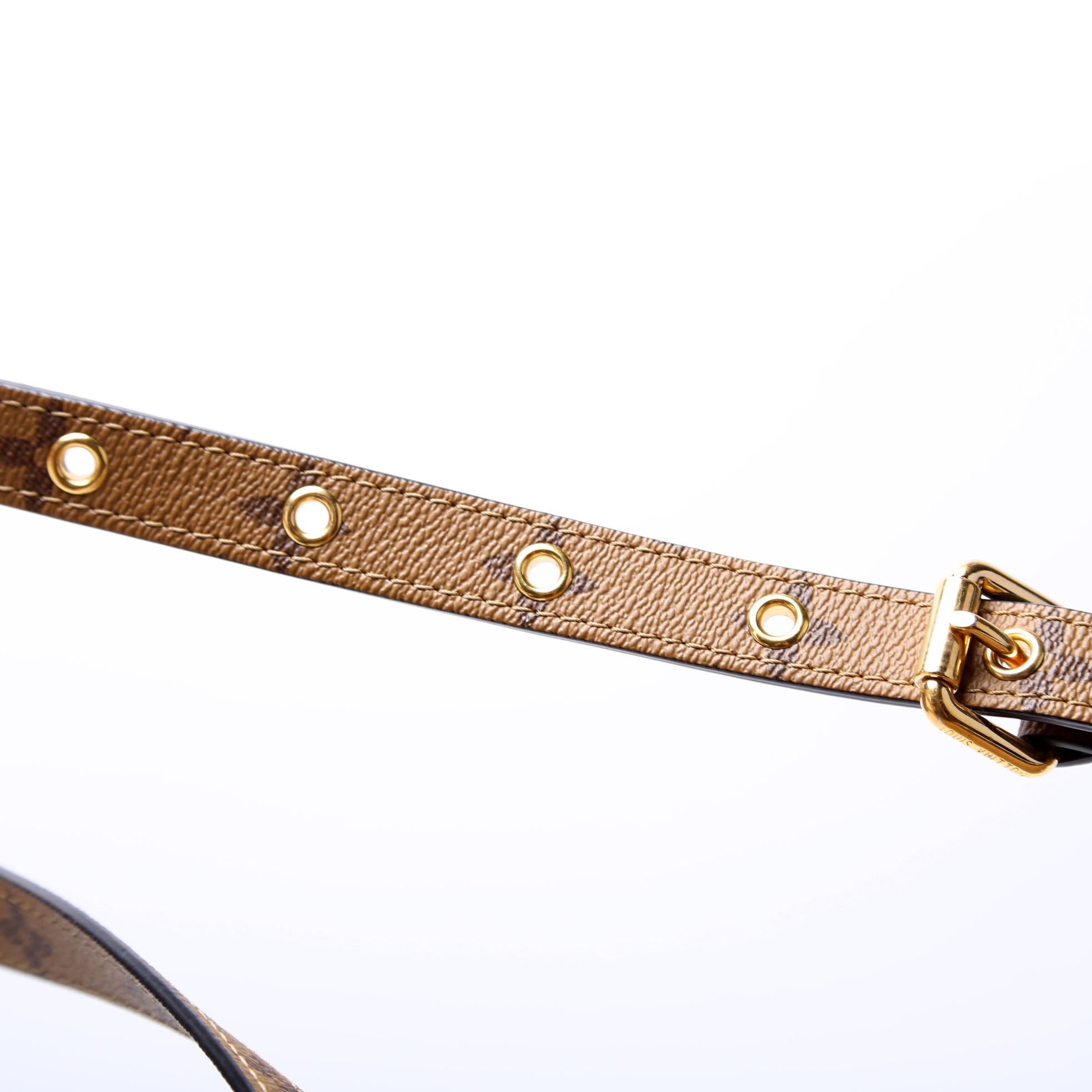 Pochette Metis Reverse Monogram Brown/Black/Gold