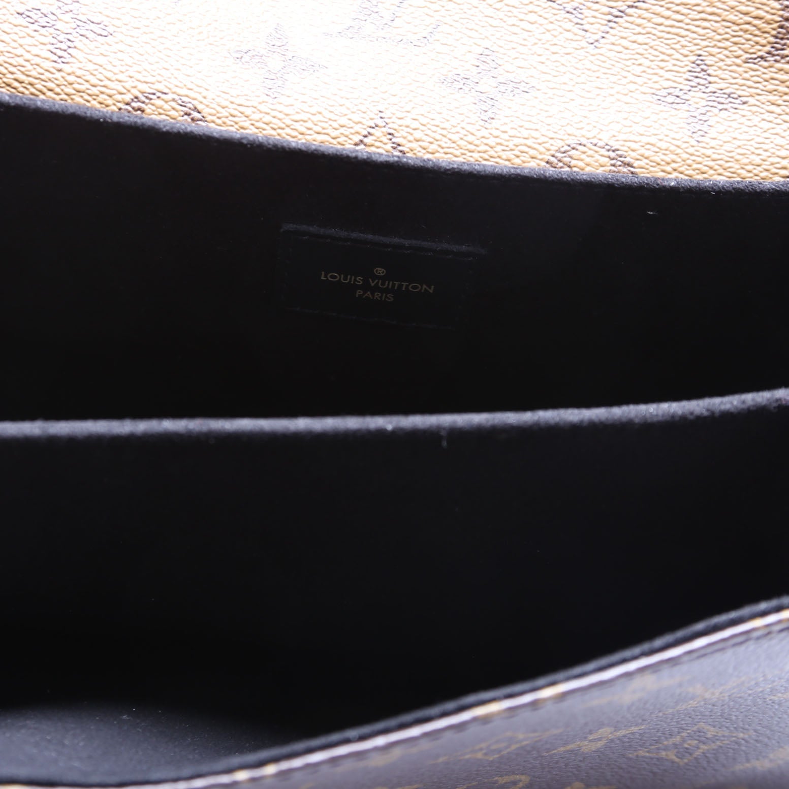 Pochette Metis Reverse Monogram Brown/Black/Gold
