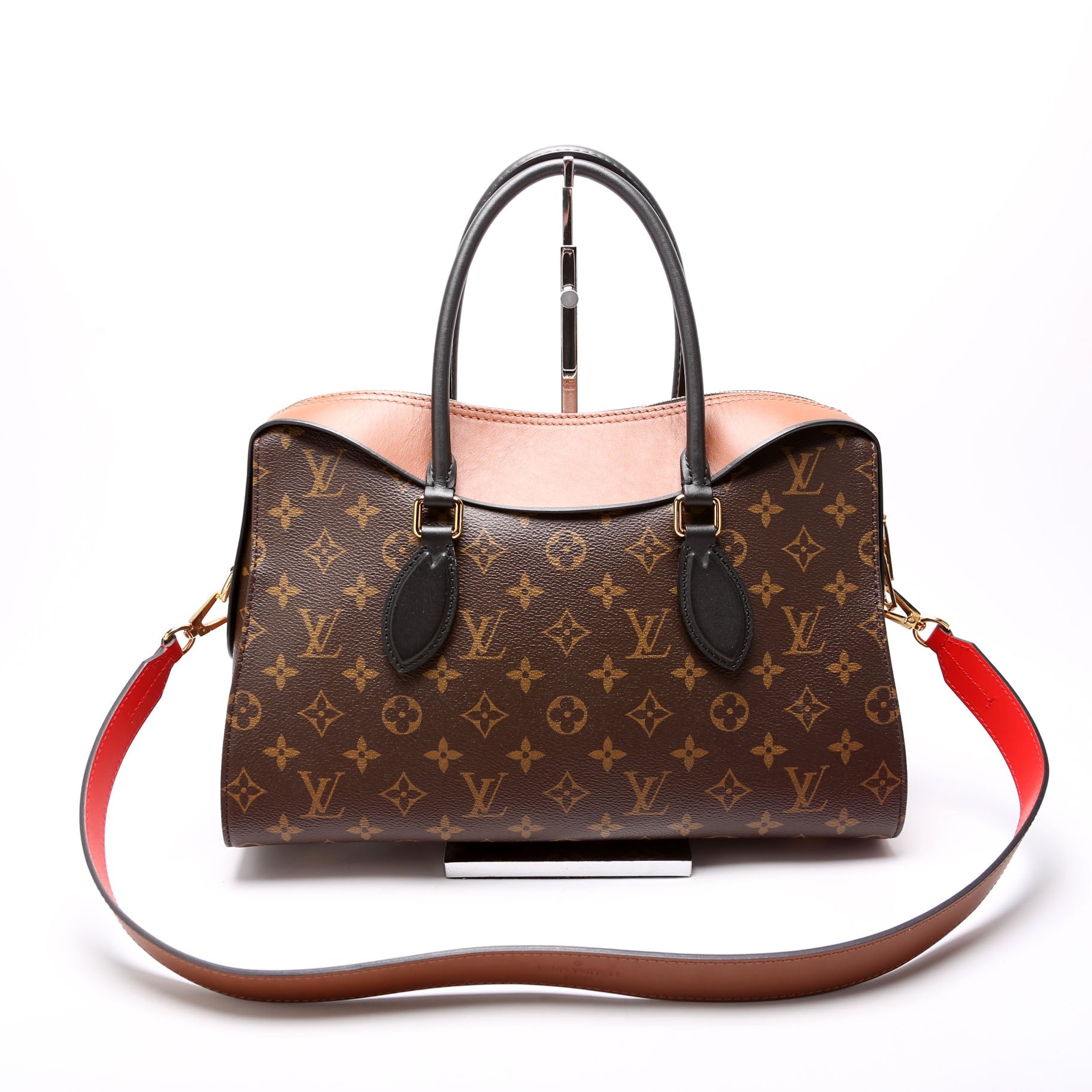 Tuileries Monogram/Leather Red
