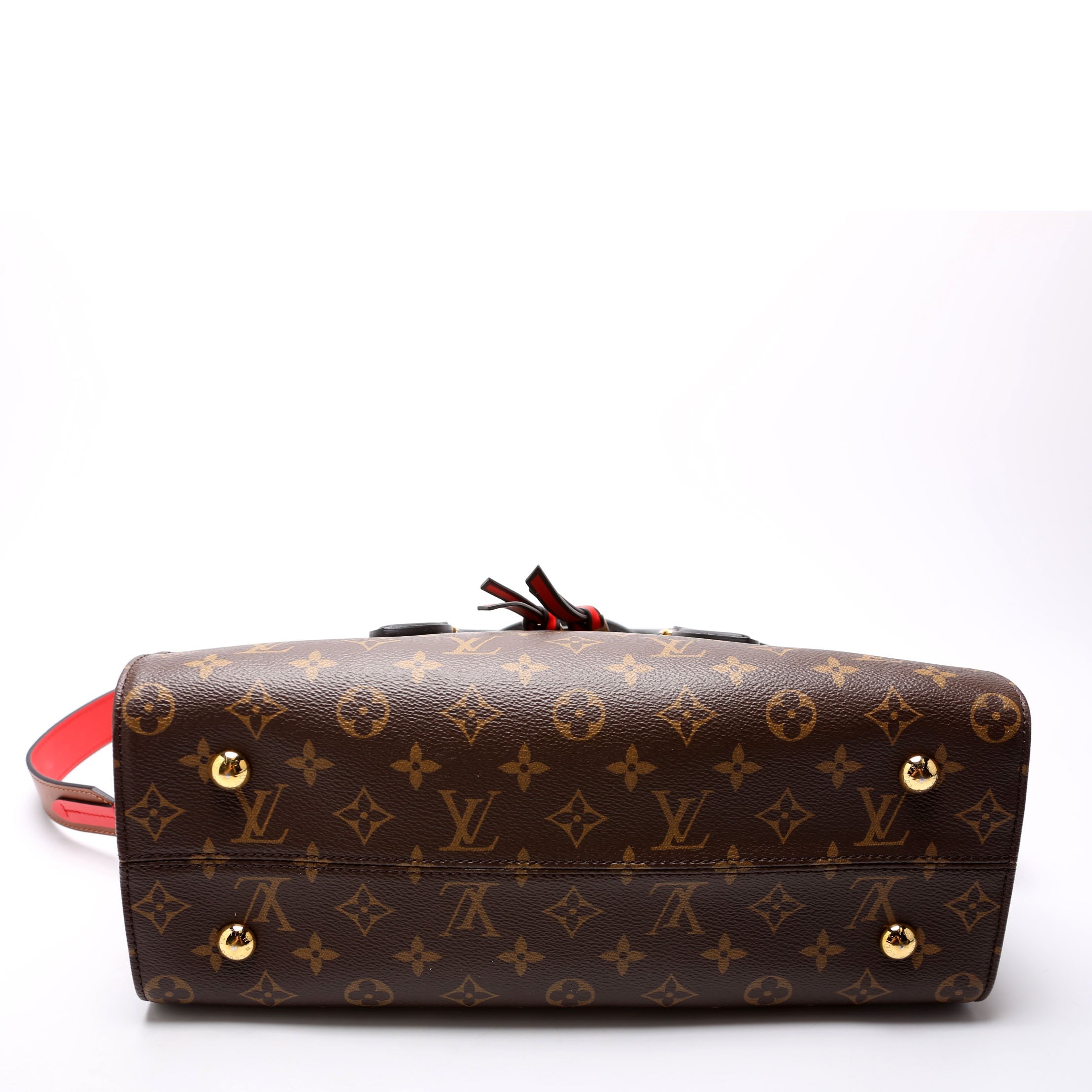 Tuileries Monogram/Leather Red