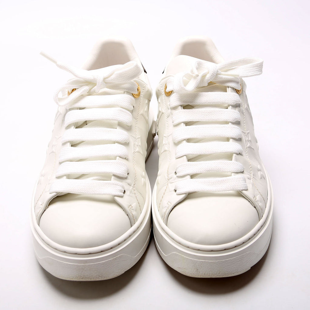 Timeout Sneakers Size 35.5 White/Brown