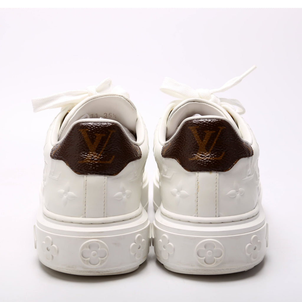Timeout Sneakers Size 35.5 White/Brown