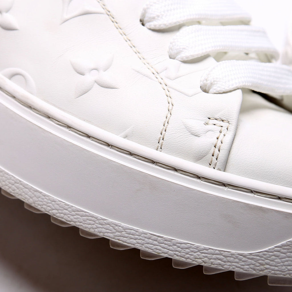 Timeout Sneakers Size 35.5 White/Brown