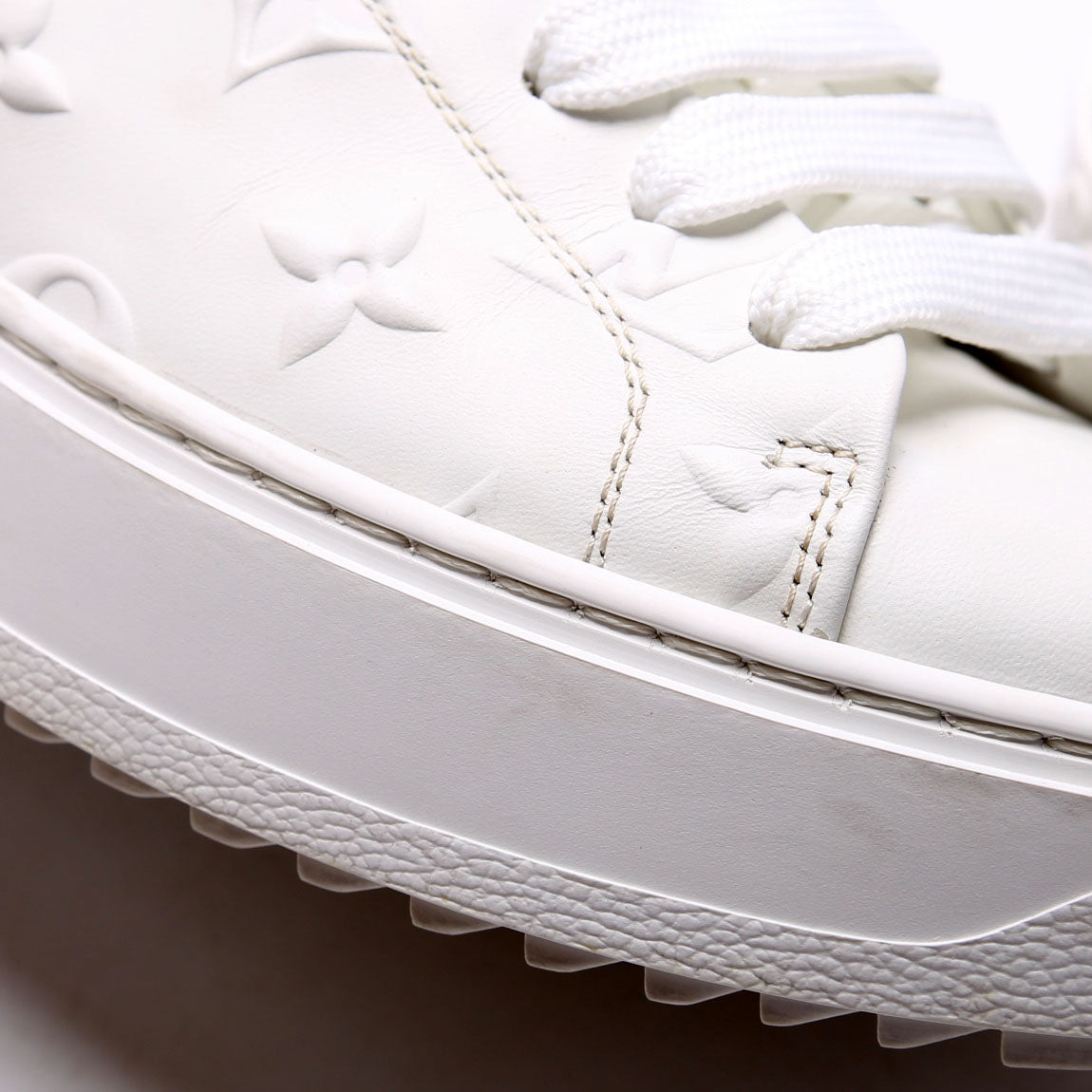 Timeout Sneakers Size 35.5 White/Brown