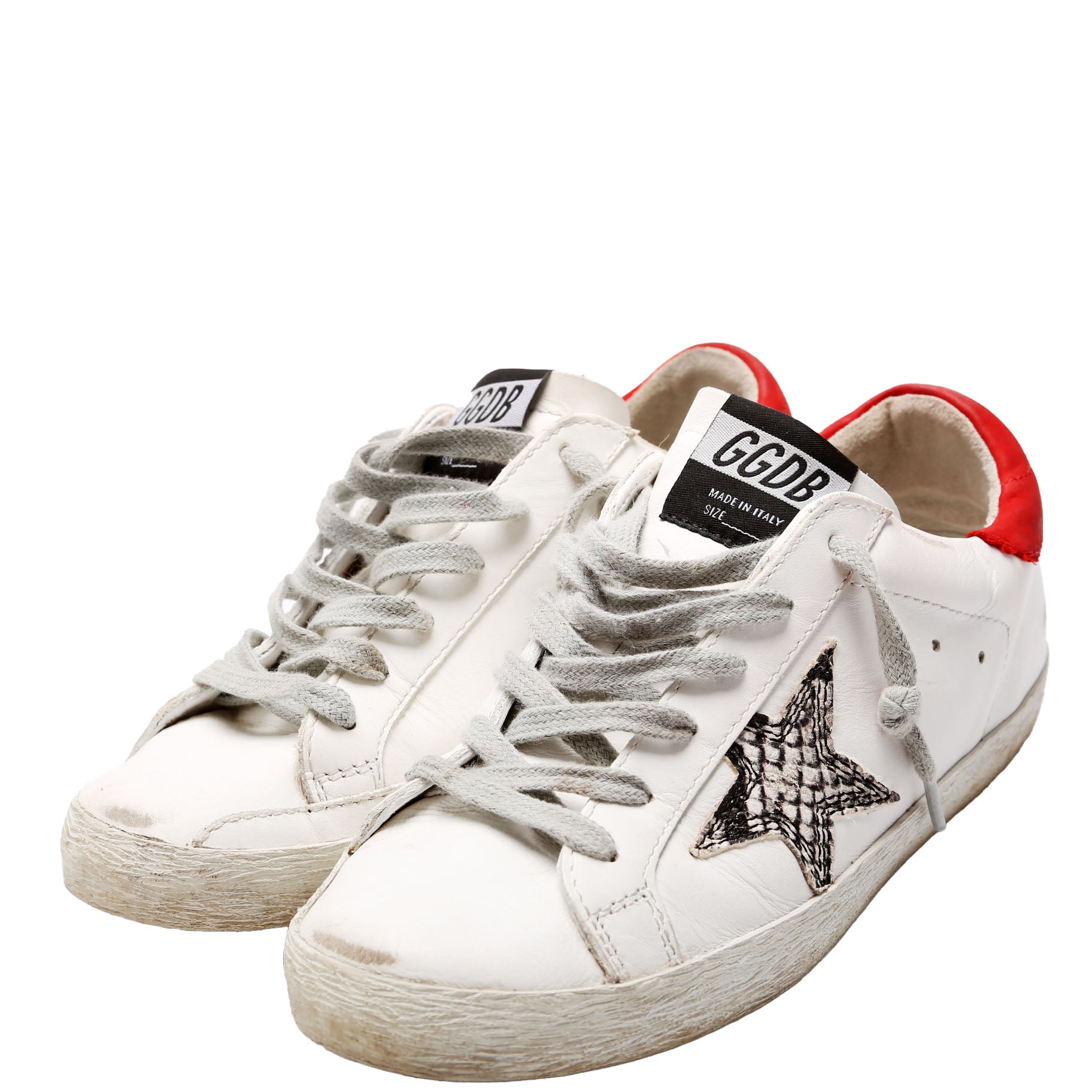 Superstar Sneakers Size 36 White/Red
