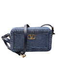 Alltime Mini Denim Crossbody Denim/Gold