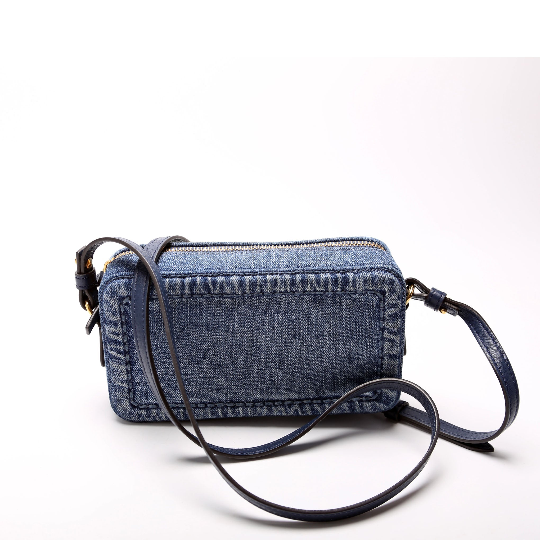 Alltime Mini Denim Crossbody Denim/Gold