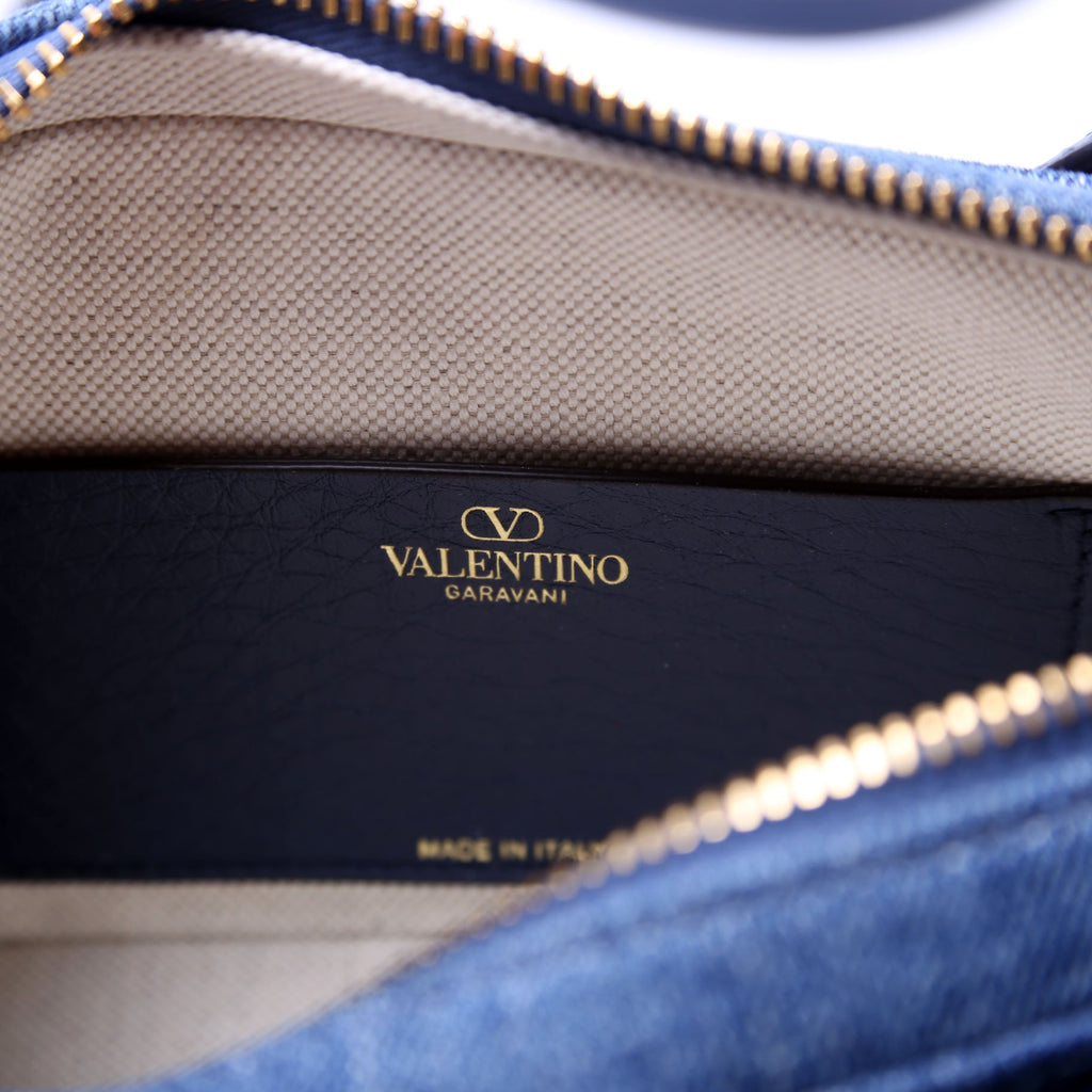 Alltime Mini Denim Crossbody Denim/Gold