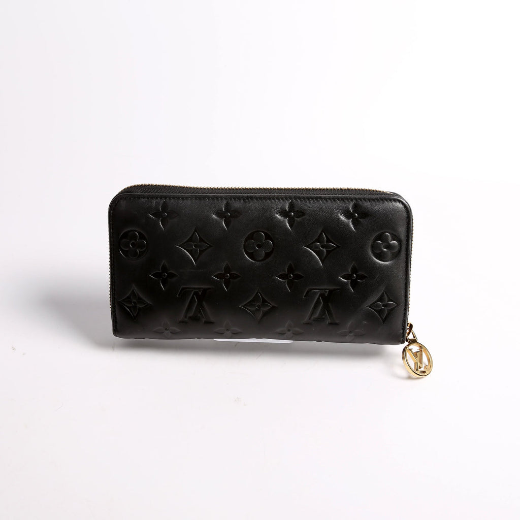 Coussin Zippy Wallet Lambskin Black