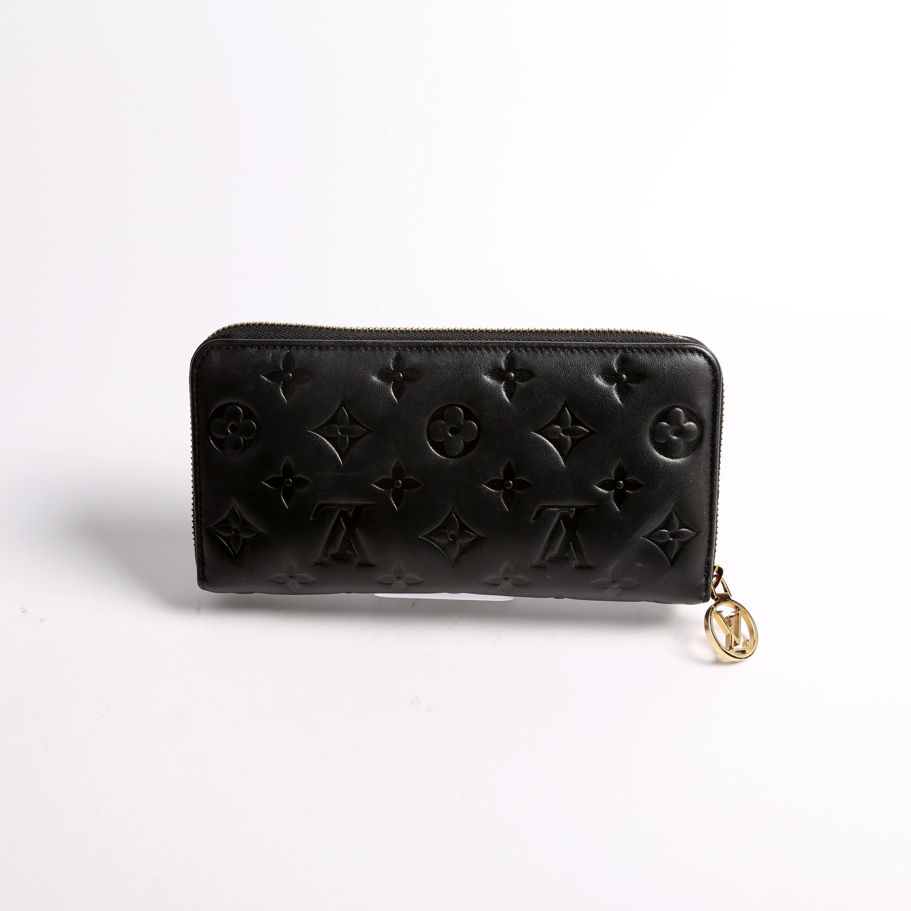 Coussin Zippy Wallet Lambskin Black